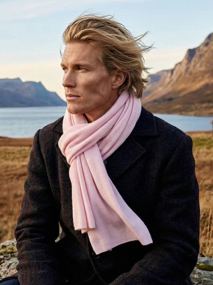 Kashmirsjaal Londen Heren voor wholesale door EMAAL Cashmere GmbH