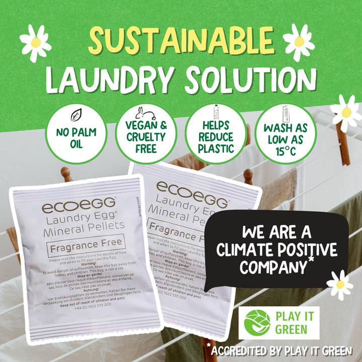 Ecoegg - Wholesale Laundry Detergent Powder/Pods - ecoegg Laundry Egg Refill Pellets - Fragrance Free7