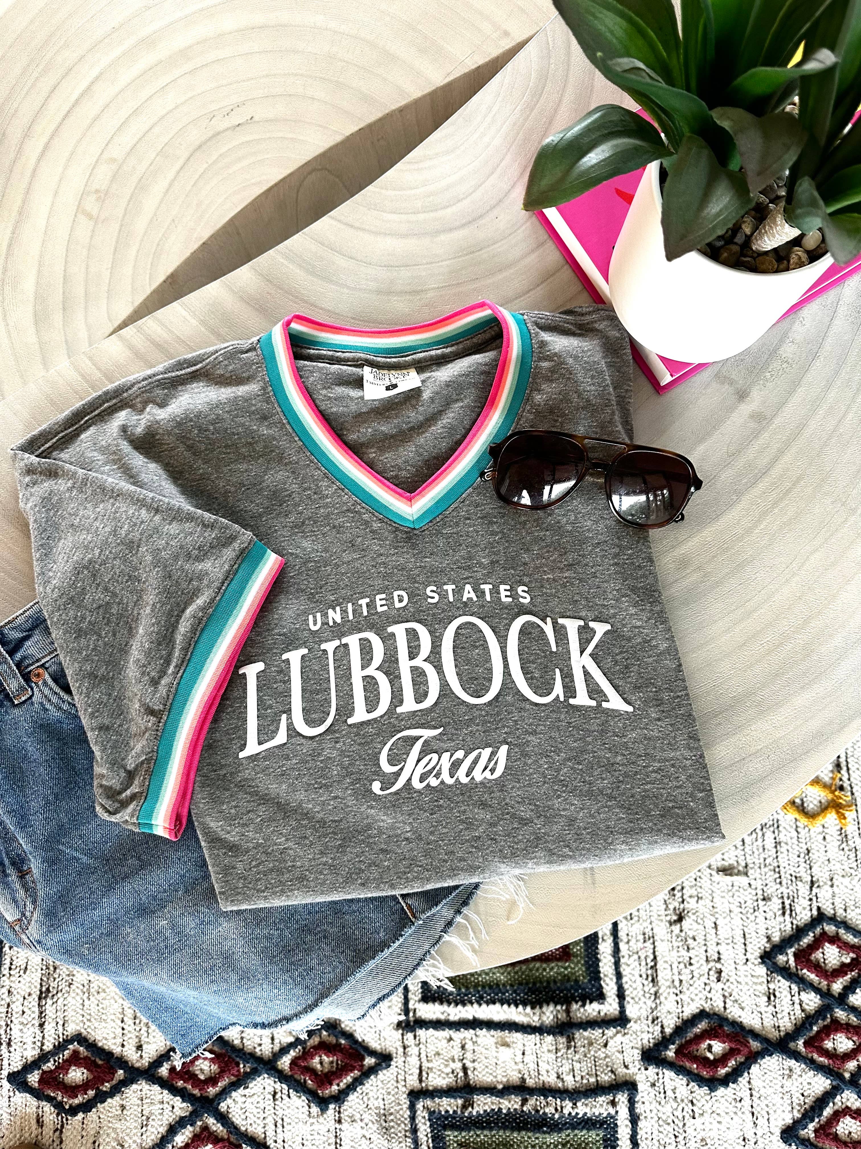 Jadelynn Brooke - Vendita all'ingrosso Maglietta serigrafata - Donna - Tipografia Moderna Arcuata Personalizzata - SS (Costola Grigia Dic)