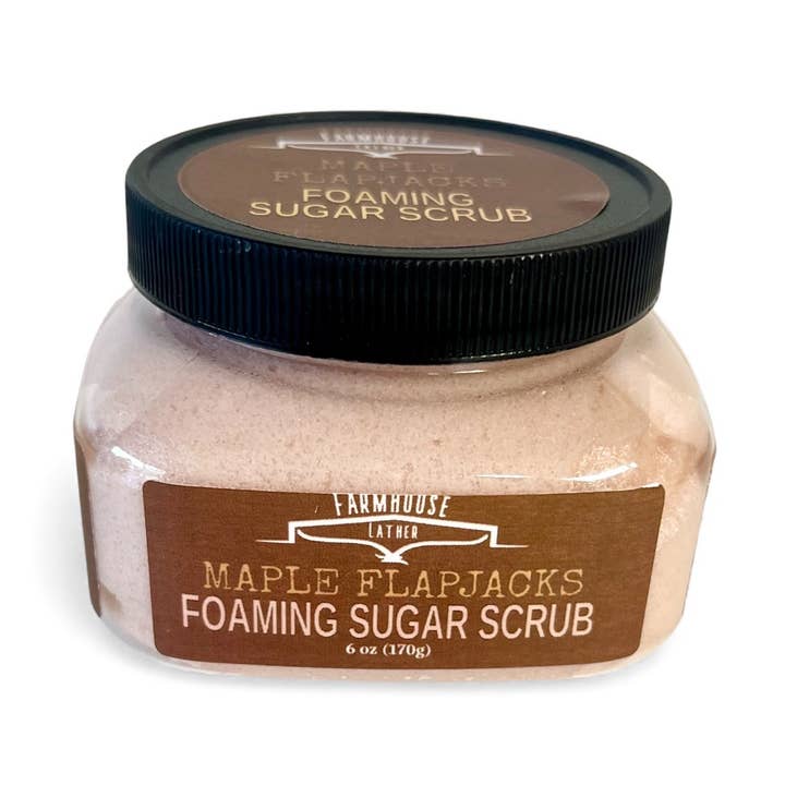 Maple Flapjacks - Foaming Sugar Scrub for wholesale by Farmhouse Lather