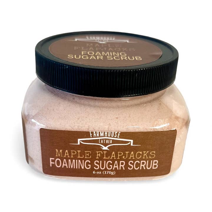 Maple Flapjacks - Foaming Sugar Scrub for wholesale by Farmhouse Lather