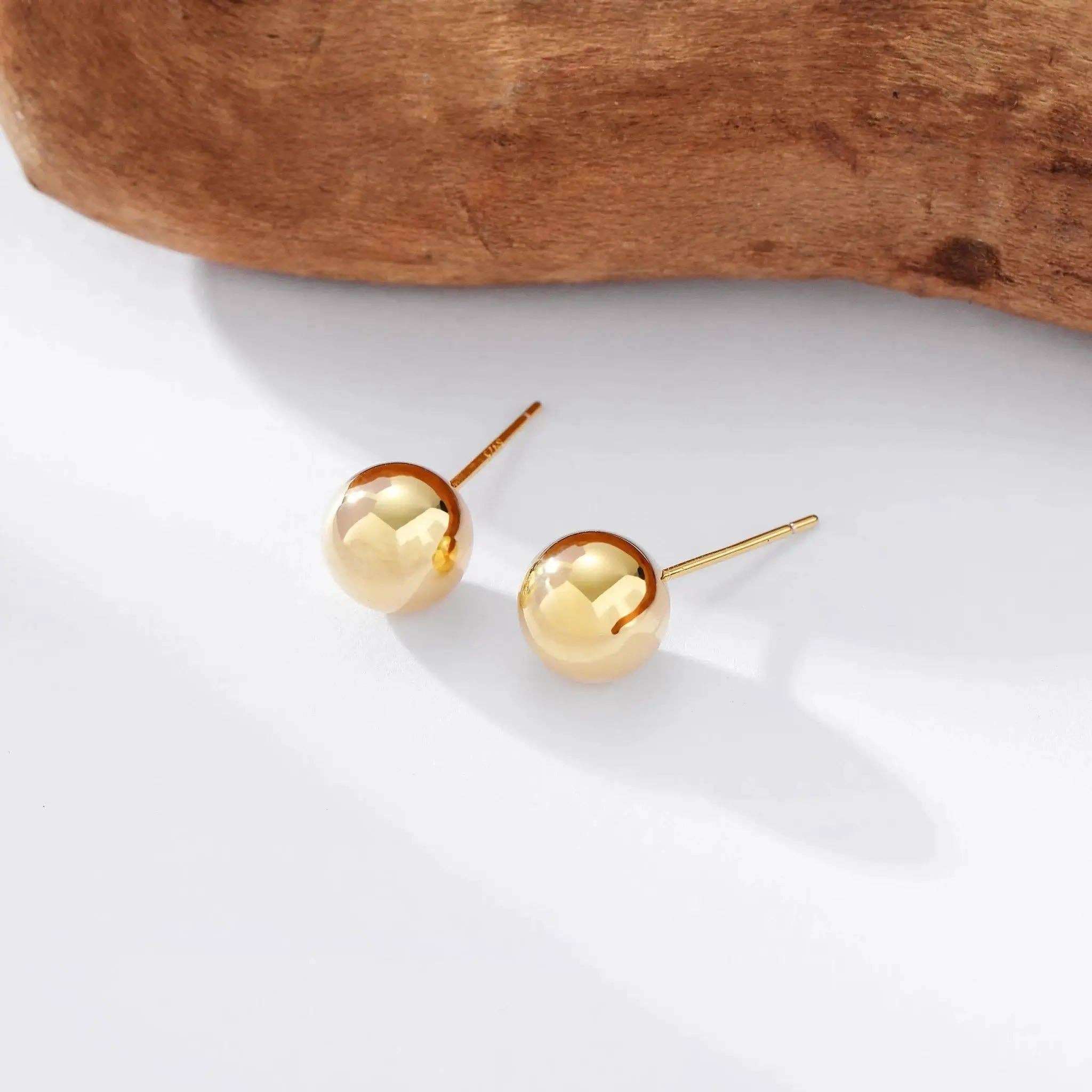 Moclein – Engroshandel Ørestikkere – Klassiske kugleøreringe i sterlingsølv