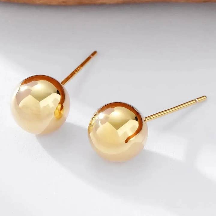 Moclein - Vente Clous d'oreille - Boucles d'oreilles clous classiques en argent sterling