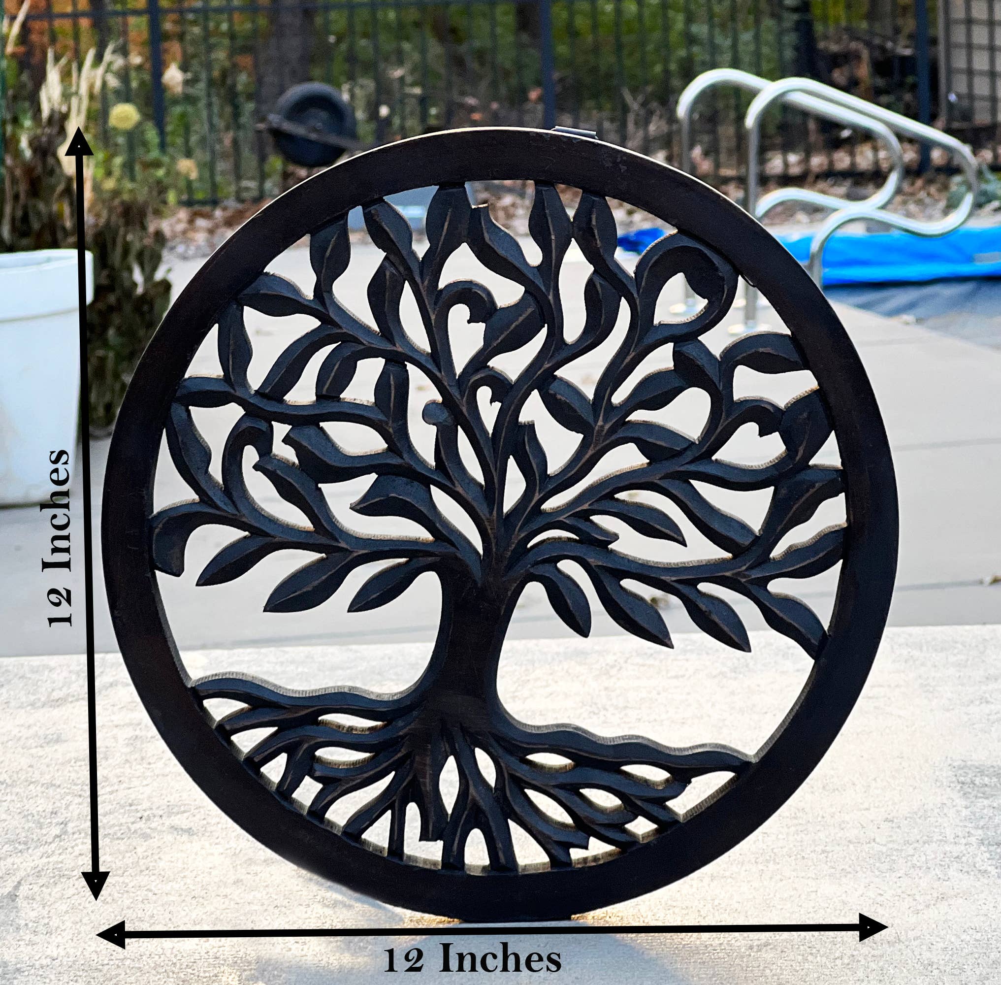 Lungta Imports - Wholesale Wall Accent - Handcrafted Wooden Tree of Life Wall Decor Hanging Art6