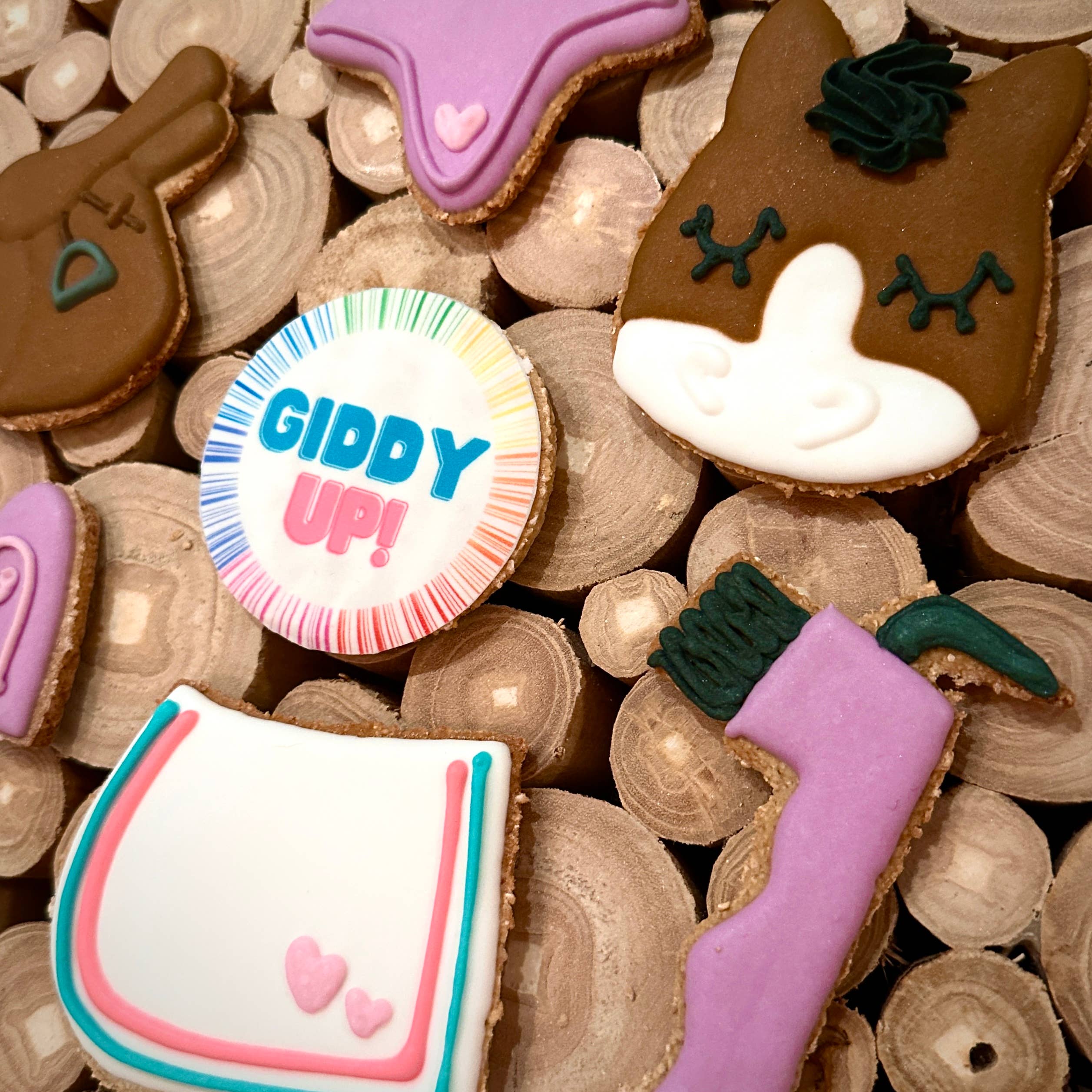 The Blissful Equestrian - Wholesale Horseback Riding Gear - Pony Pals Set Horse Cookie 6 pack3