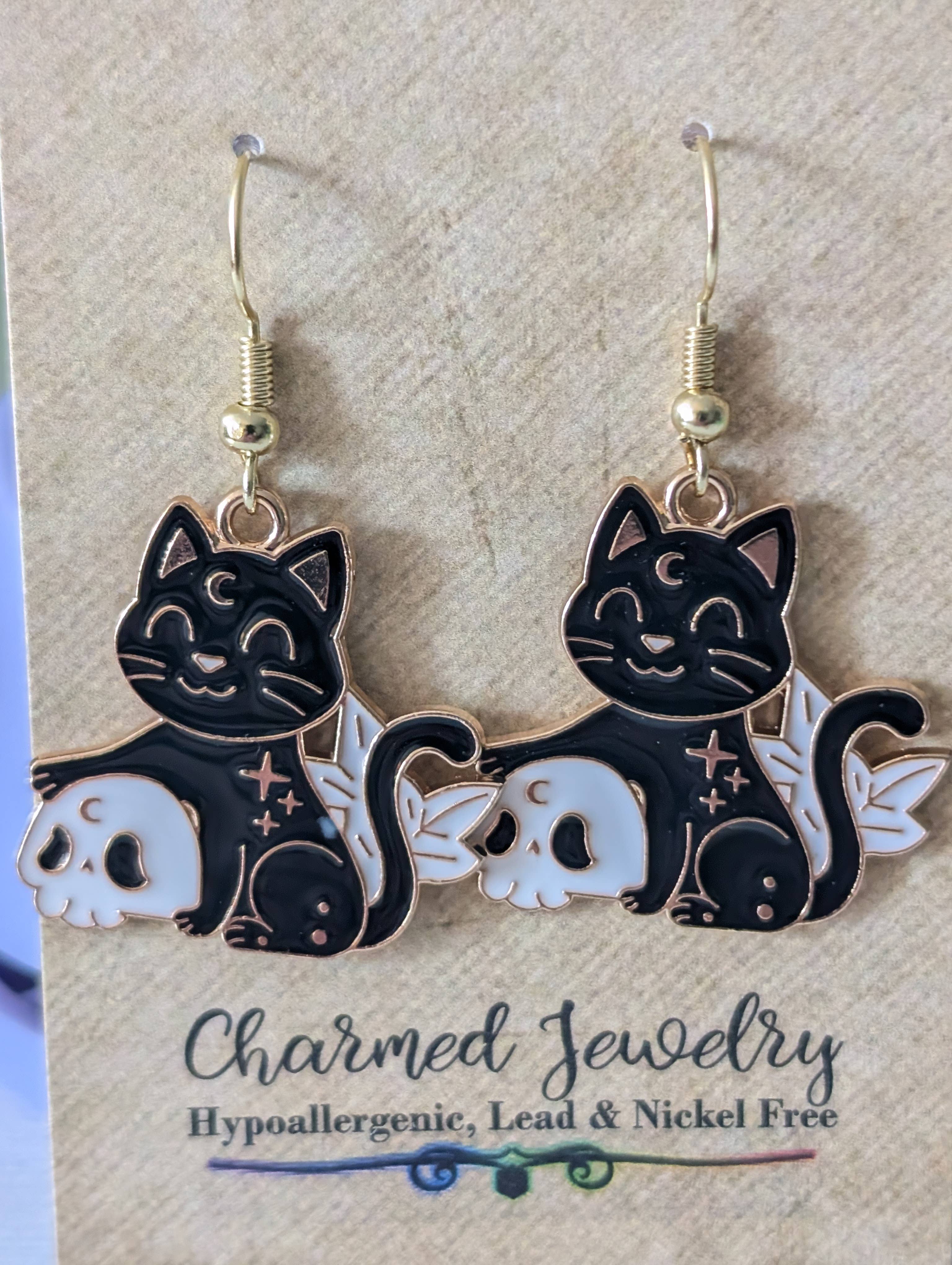 Con-Quest Crafts - Wholesale Individual Charm/Pendant - Witches, Black Cats, Magical and Spooky Accessories16