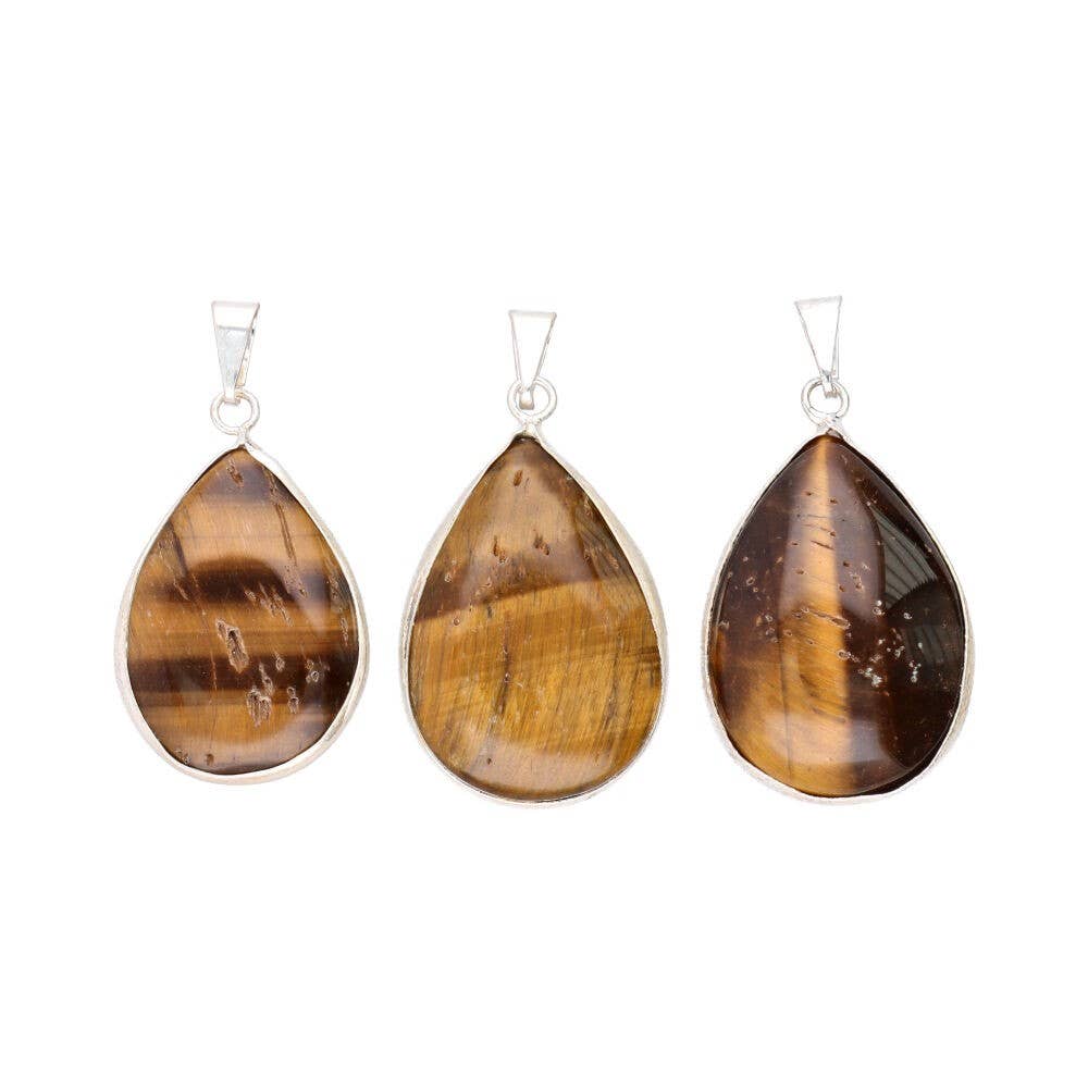 Vives de la Cortada S.L – wholesale Individual charm/pendant – Drop-shaped pendant in the shape of a tiger's eye -BP-2