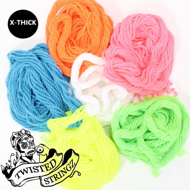 Cuerdas para Yo-Yo Twisted Stringz - Poliéster - Cuerda para YoYo Sólida Extra Gruesa - Paquete de 10 para venta al por mayor de YoYoSam Wholesale