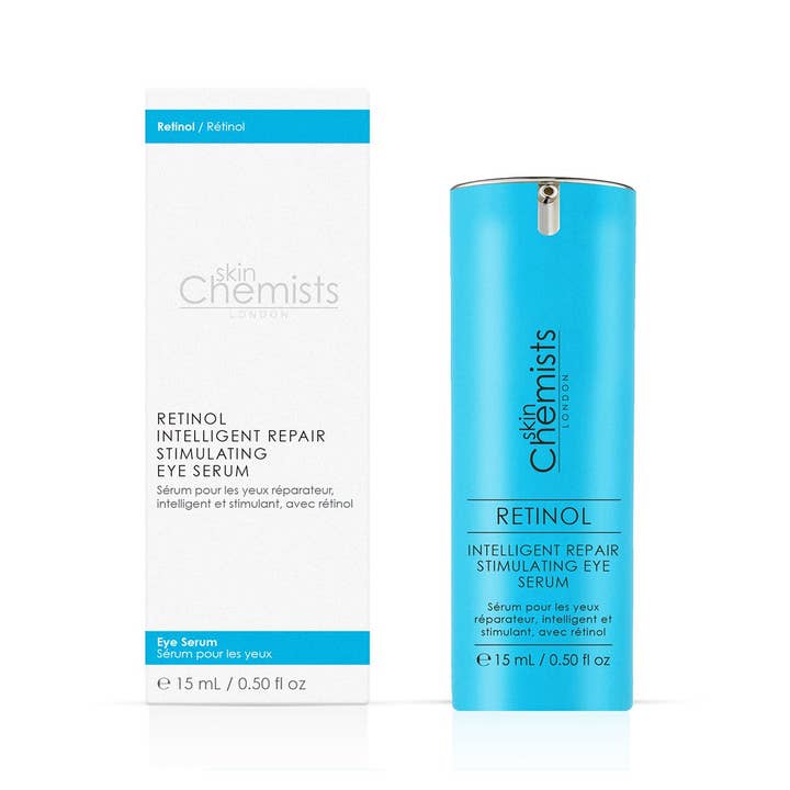 F&J USA LLC - Dr Botanicals - skinChemists - Venta al por mayor Cremas/geles para los ojos - Paquete Ahorro Doble de Sérum Estimulante para Ojos con Retinol Intelligent Repair de skinChemists 15ml