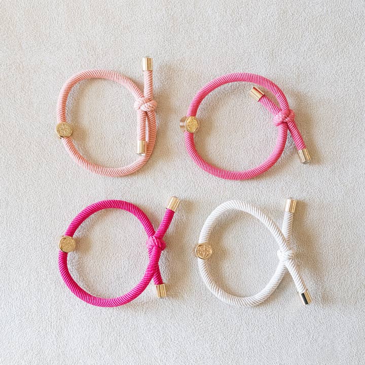 Original Smith & Co. Hair Tie Set - Pink for wholesale by Smith and Co. Design