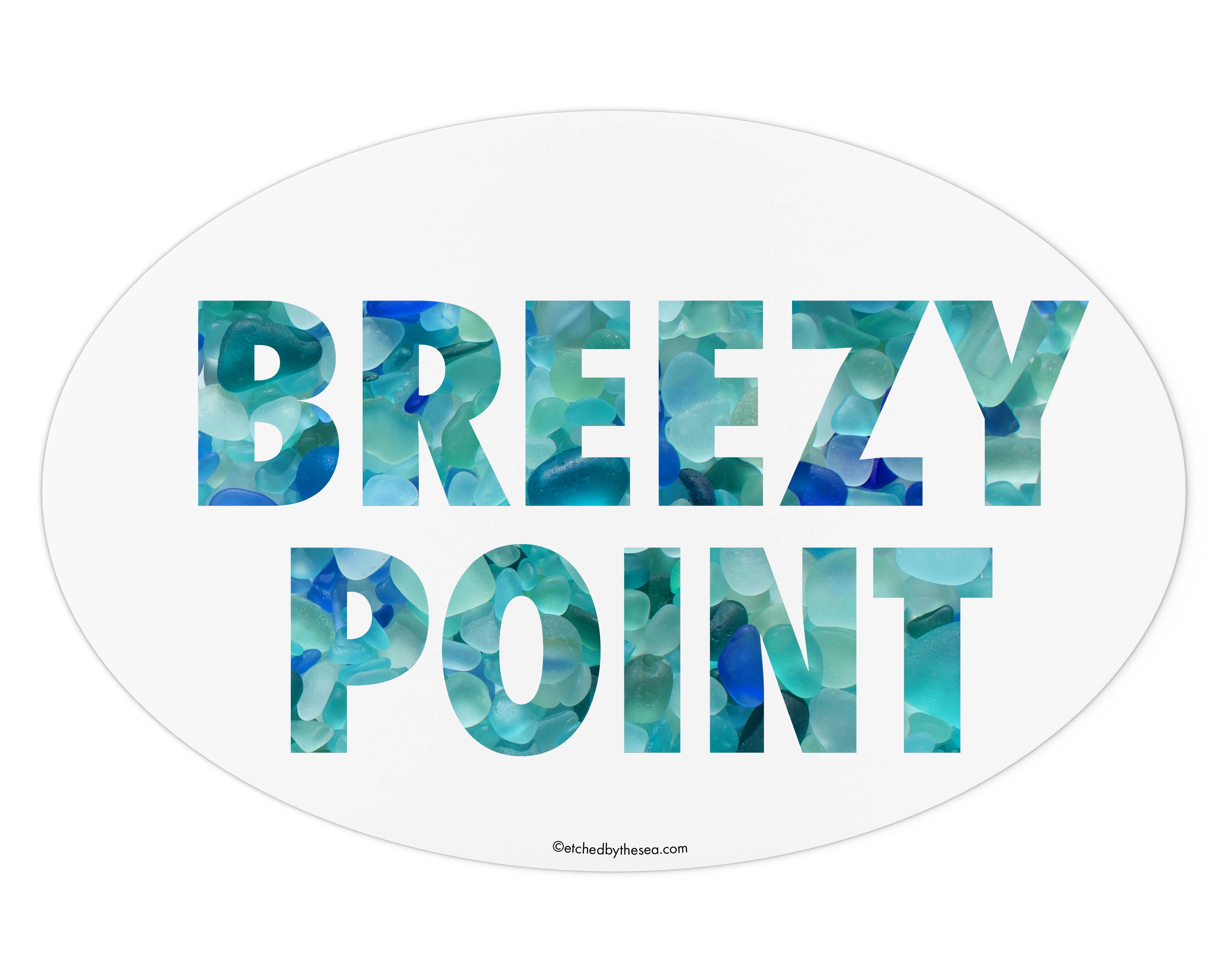 Beachcombing / Etched by the Sea - Vendita all'ingrosso Adesivo - Adesivo personalizzato - Aqua Sea Glass4