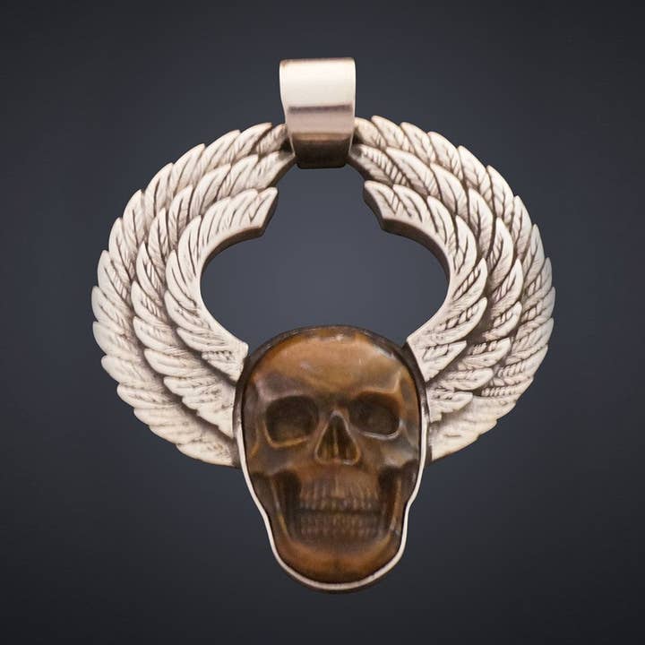 Vinget kranium vedhæng for engroshandel hos Mercurious Designs