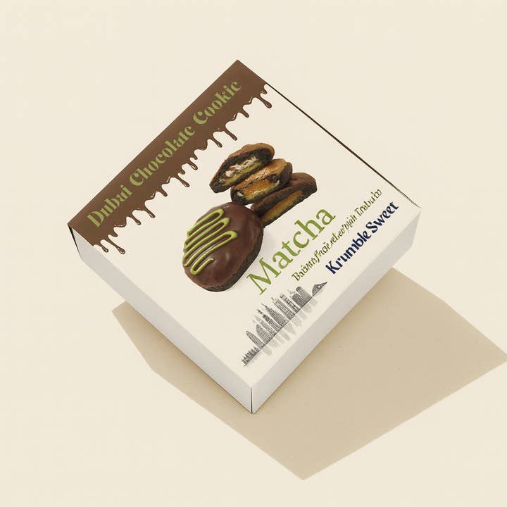 Krumble Sweet - Wholesale Koekje - Dubai Chocoladekoekje - Matcha Smaak2