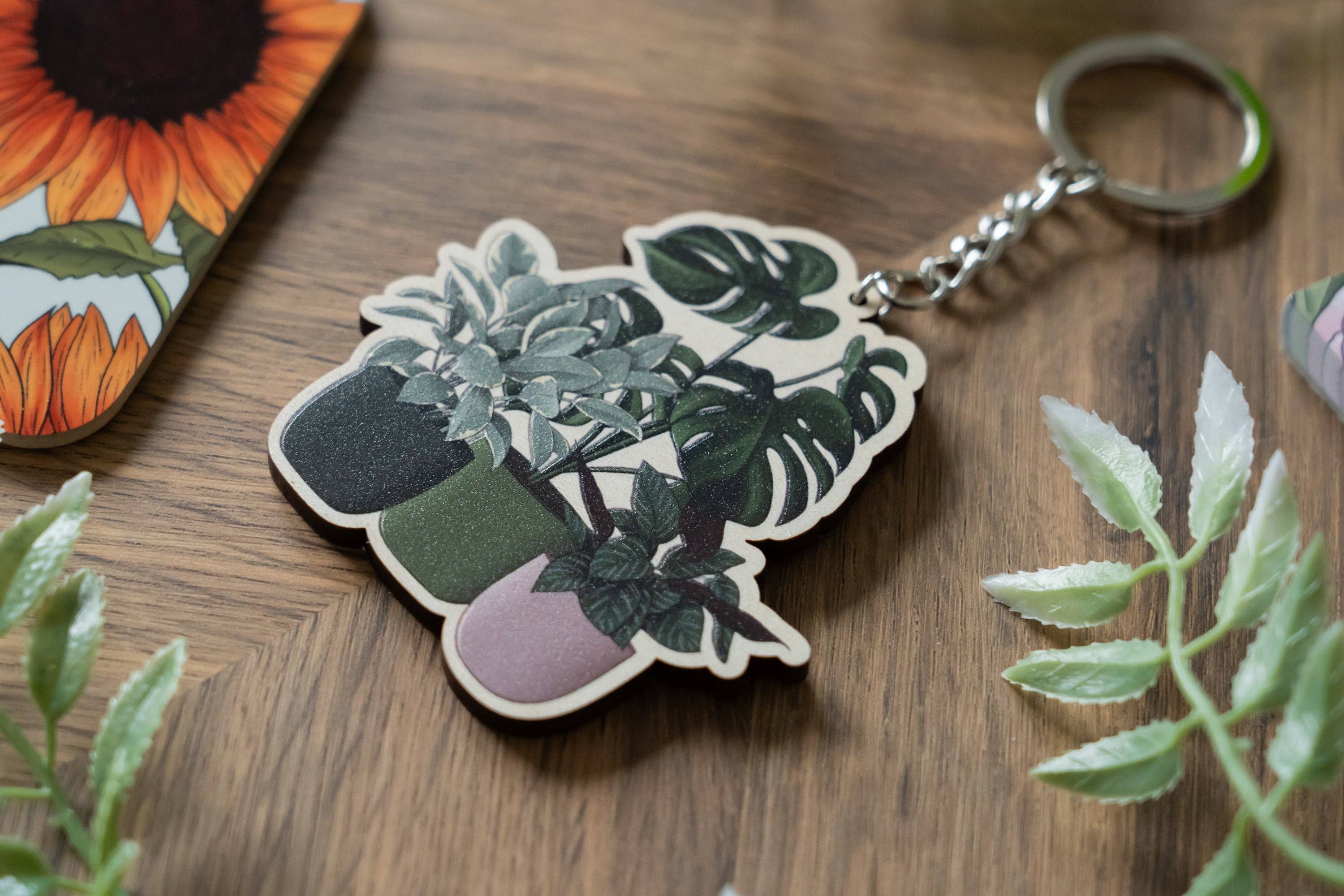 Hayley Jade Design Studio - Wholesale Keychain - Women's - Houseplants Keychain3
