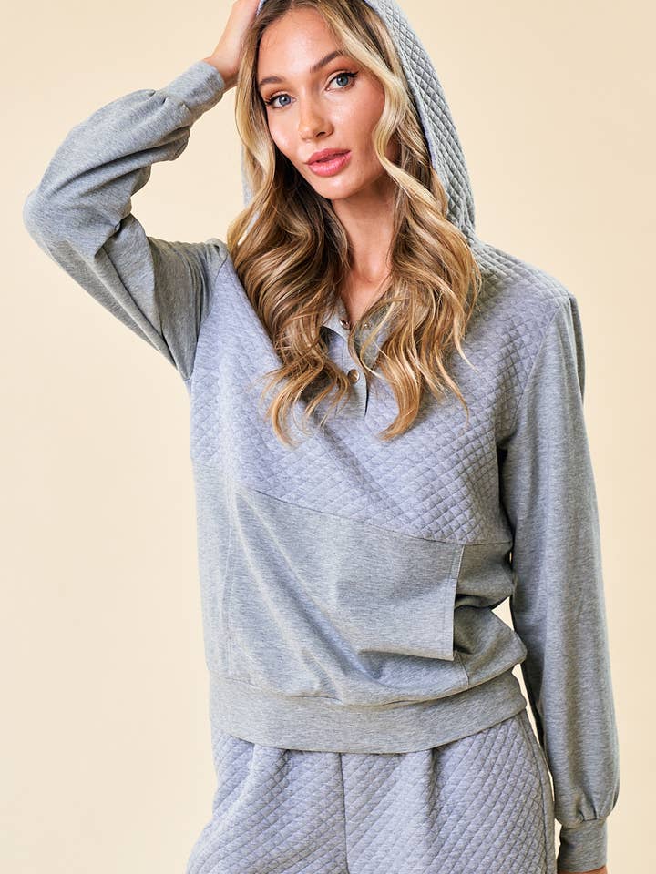 Felpa/Felpa trapuntata con cappuccio CLMT1221-My Lucky Day per la vendita all'ingrosso da parte di Moonshot Clothing