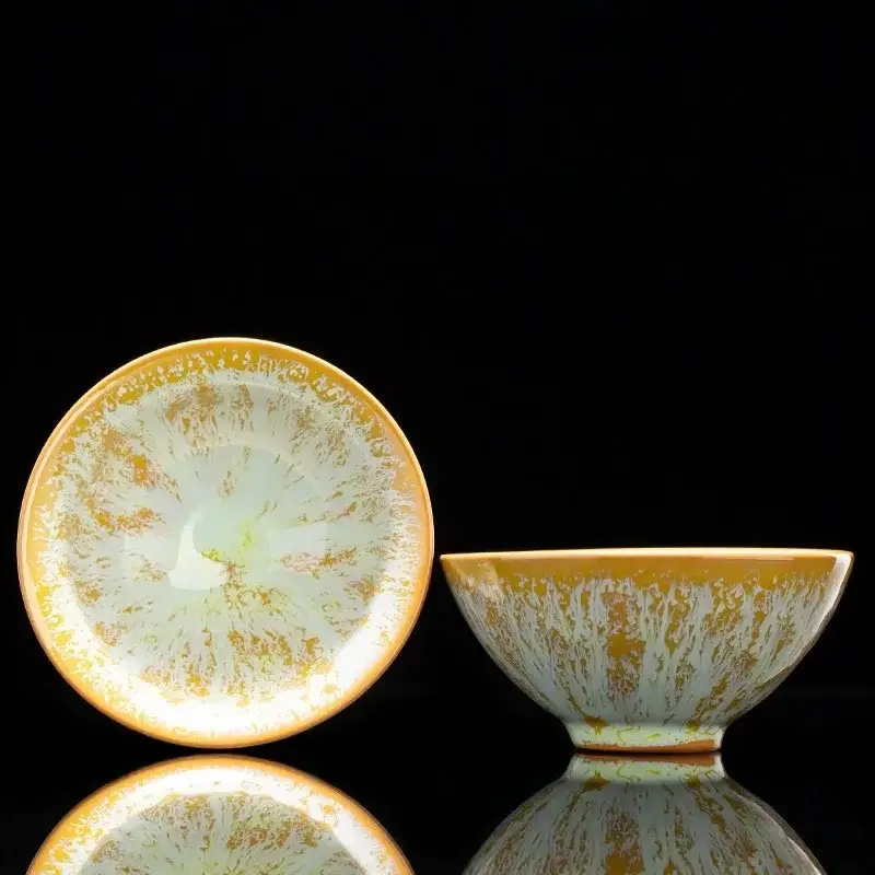 Otterware – wholesale Coffee/tea cup – Handmade Artisanal Tenmoku Glaze Tasting Cup (Single)1