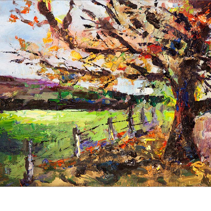 Autumn Walk - Giclée Print for wholesale by The Laura Wallace Collection