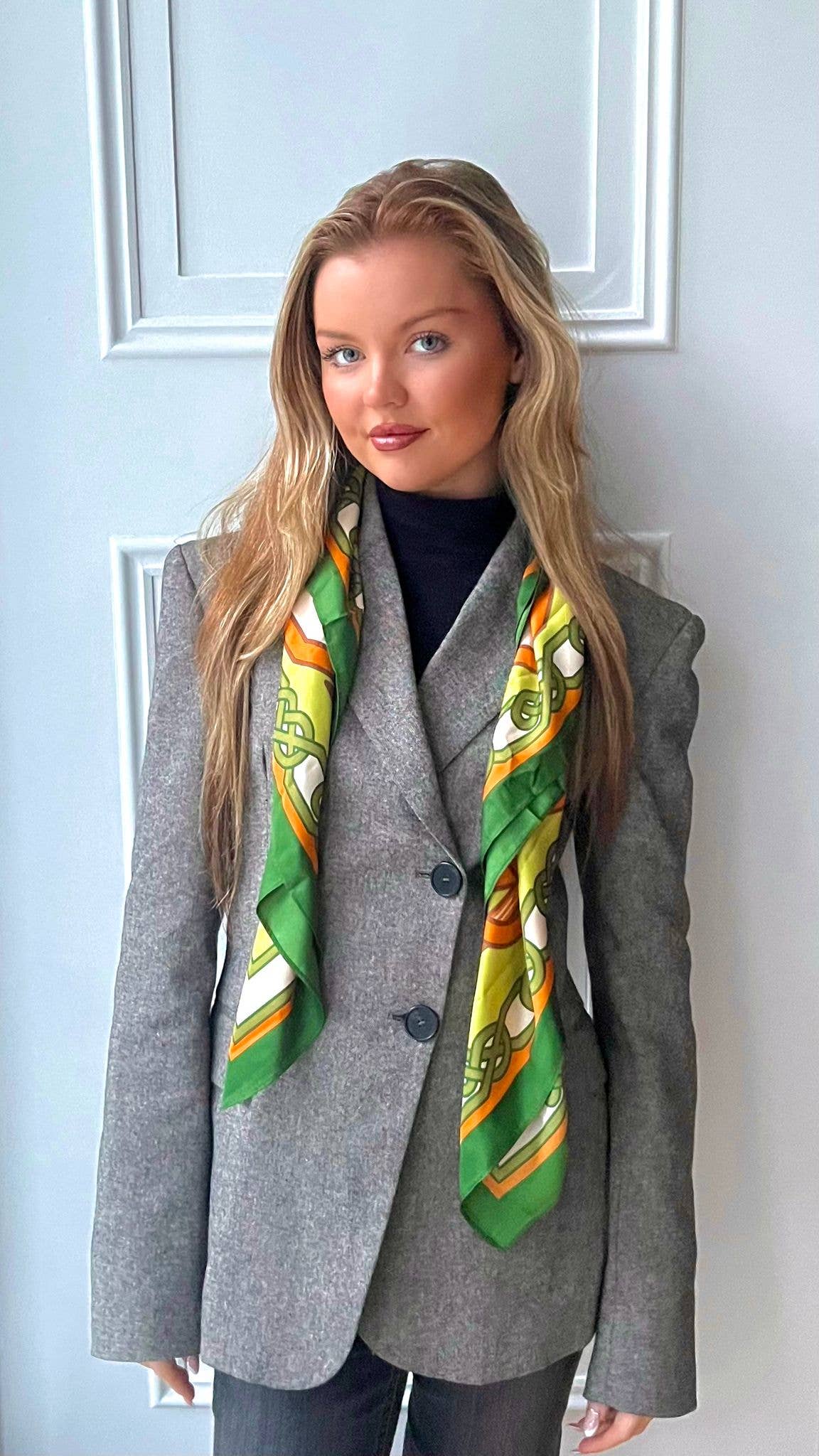 Celtic Ore Crafts - Vente Écharpe – femme - IRS-036A Écharpe Polydisk Arbre Vert/Or3