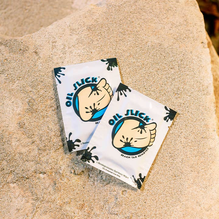 Sting-Less - Wholesale Face & Body Wipes - Oil Slick Beach Tar Remover Wipes - 20ct