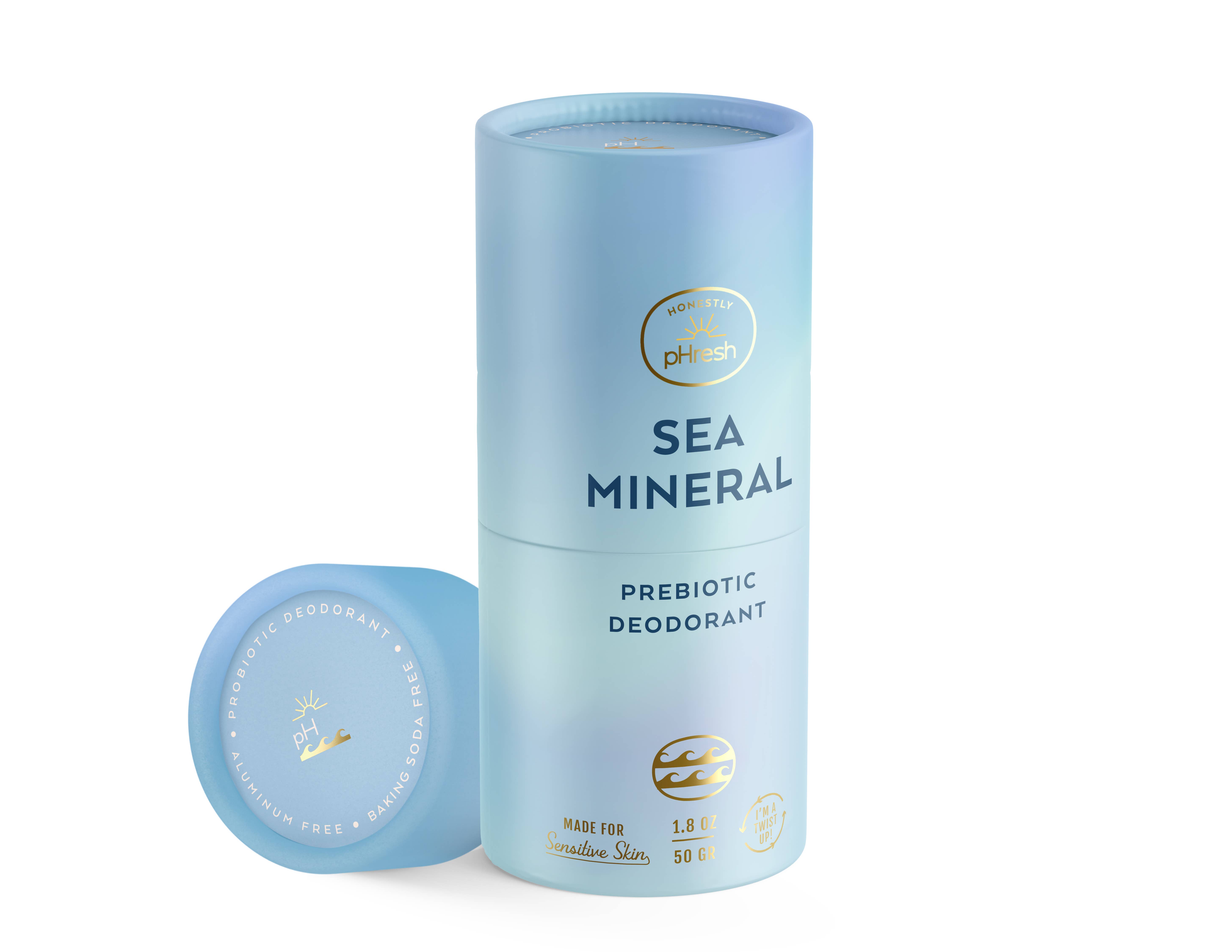 Honestly pHresh - Wholesale Deodorant - Unisex - Sea Mineral Paper Twist Up Deodorant