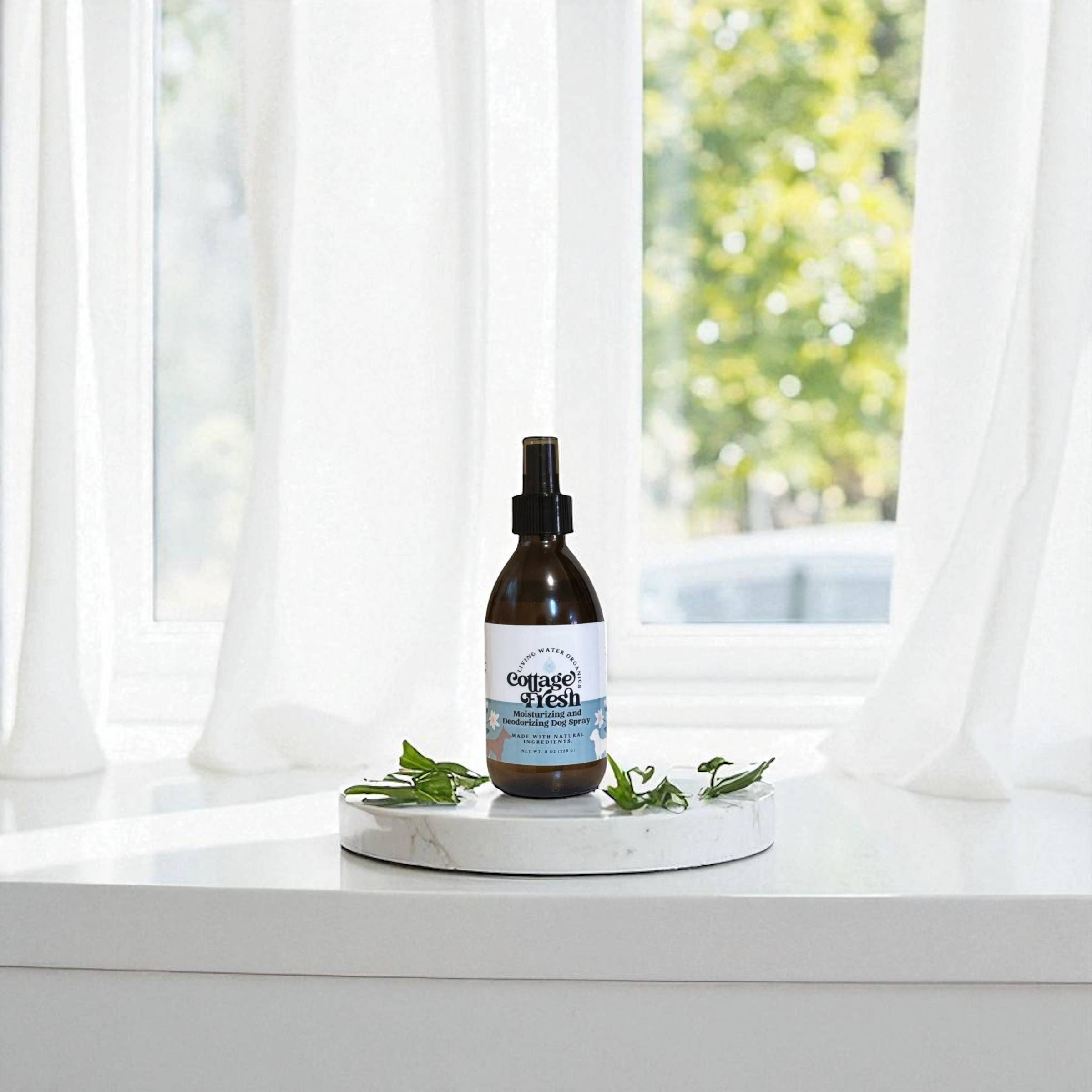 Living Water Organics - Wholesale Pet Spray - Dog - Dog Spray Deodorizing and Moisturizing Leave-In, Cottage Fresh Dog Line2
