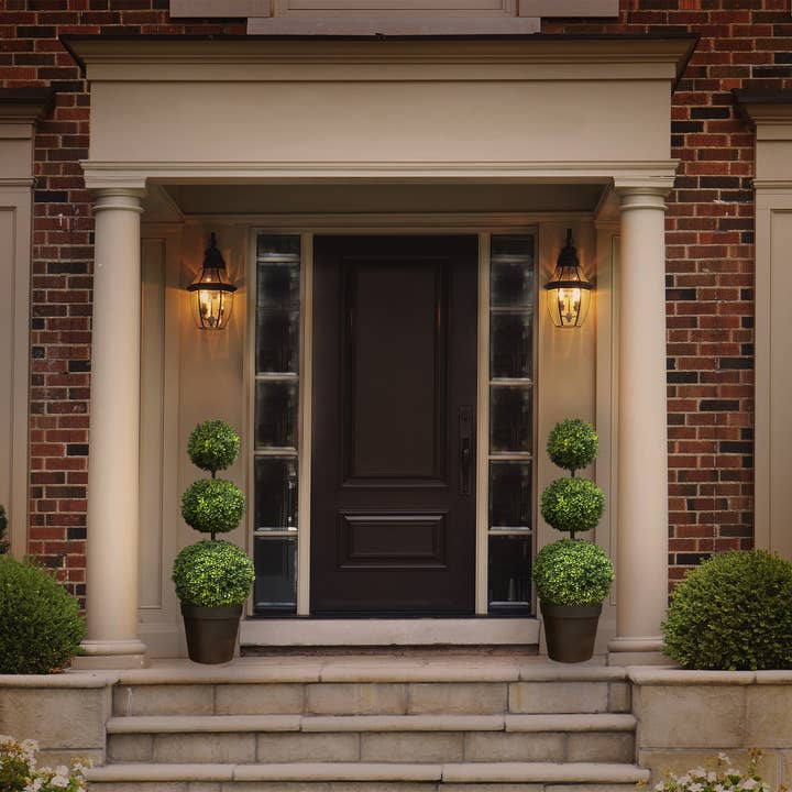 Haute Decor - Vente Plantes artificielles - Topiaire artificiel triple réglable en buis5