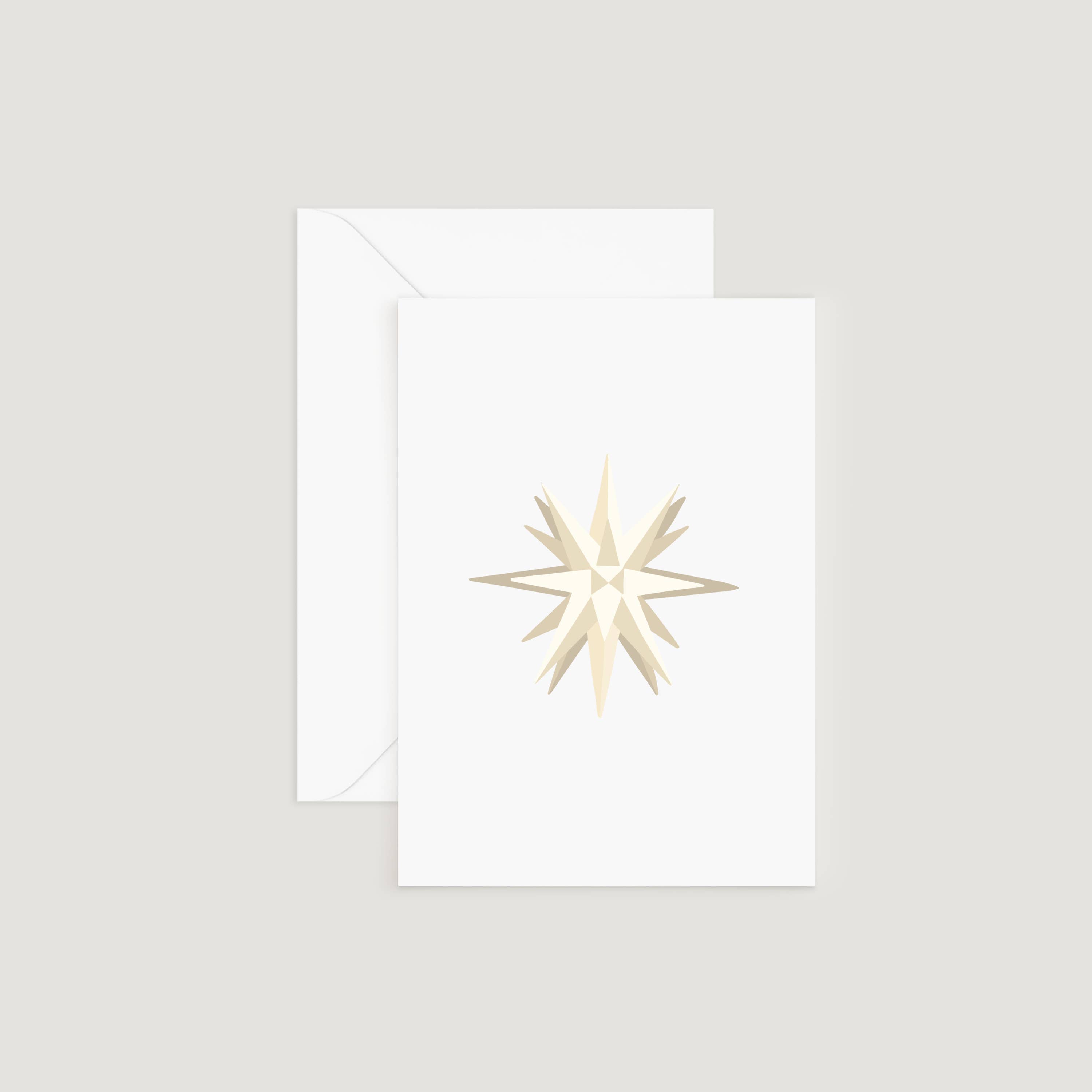 Doster Paper Co. - Wholesale Everyday Greeting Card - Greeting Card, Moravian Star