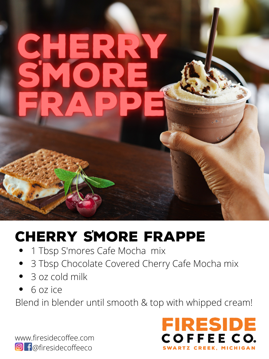 Fireside Coffee Co. - Wholesale Instant Coffee/Espresso - Chocolate Covered Cherry Cafe Mocha 8oz Can6