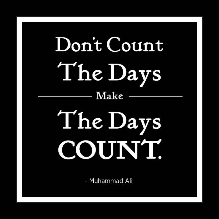 Don't Count the Days - It Was Said Greeting Card for wholesale by Swan River Studios