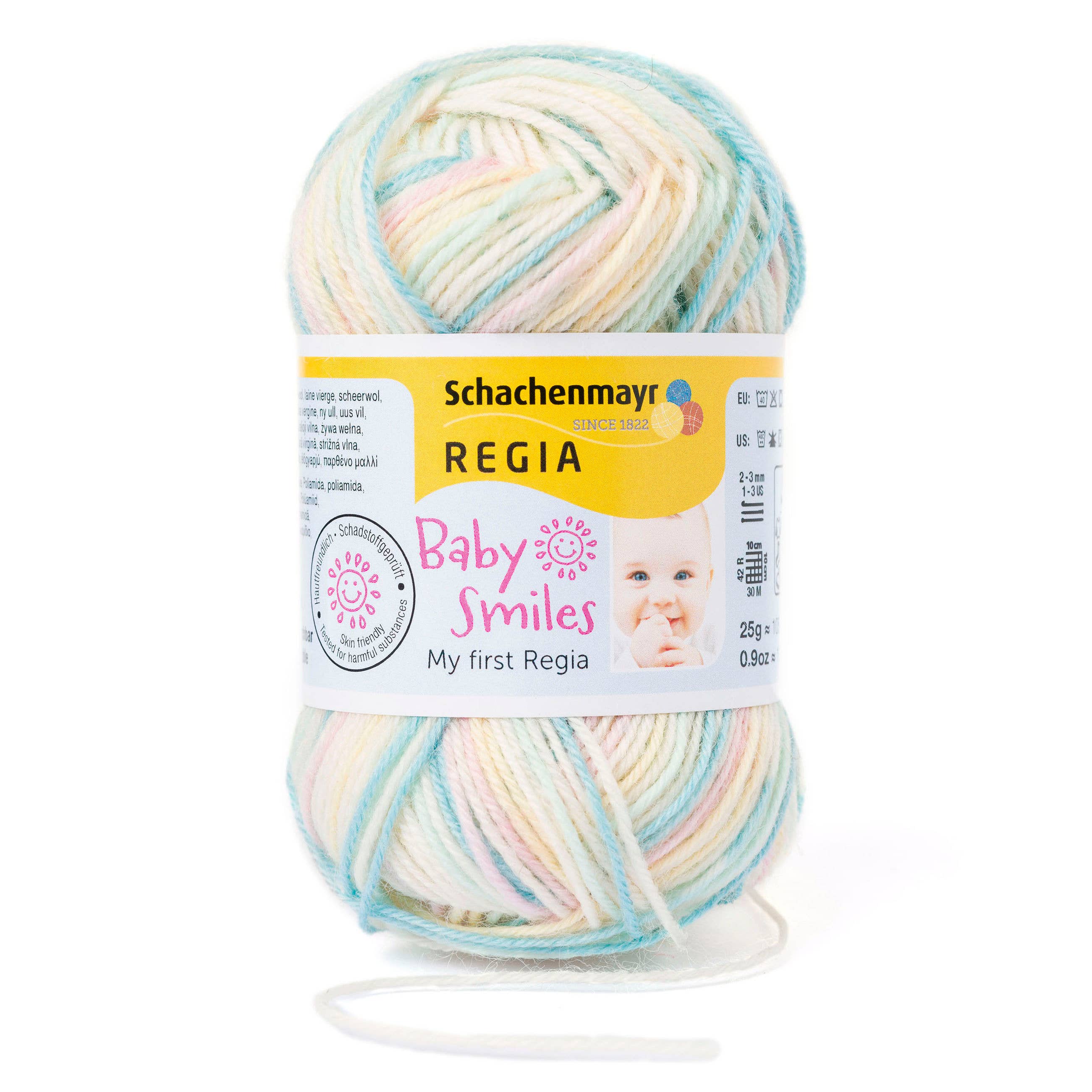 MEZ Crafts Germany – wholesale Garn – REGIA Baby Smiles My First REGIA strumpgarn 10 x 25 g18