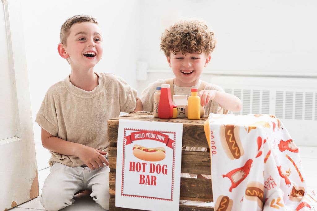 Shine on me Distribution - Wholesale Bedding Blanket - Kids & Baby - My Little Blanket - Ketchup Moutarde1