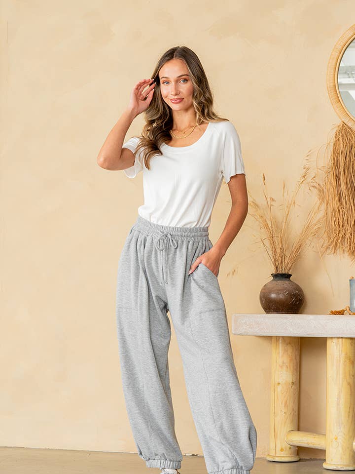 Joggingbukser i plusstørrelse med store sidelommer for engroshandel hos Sew In Love