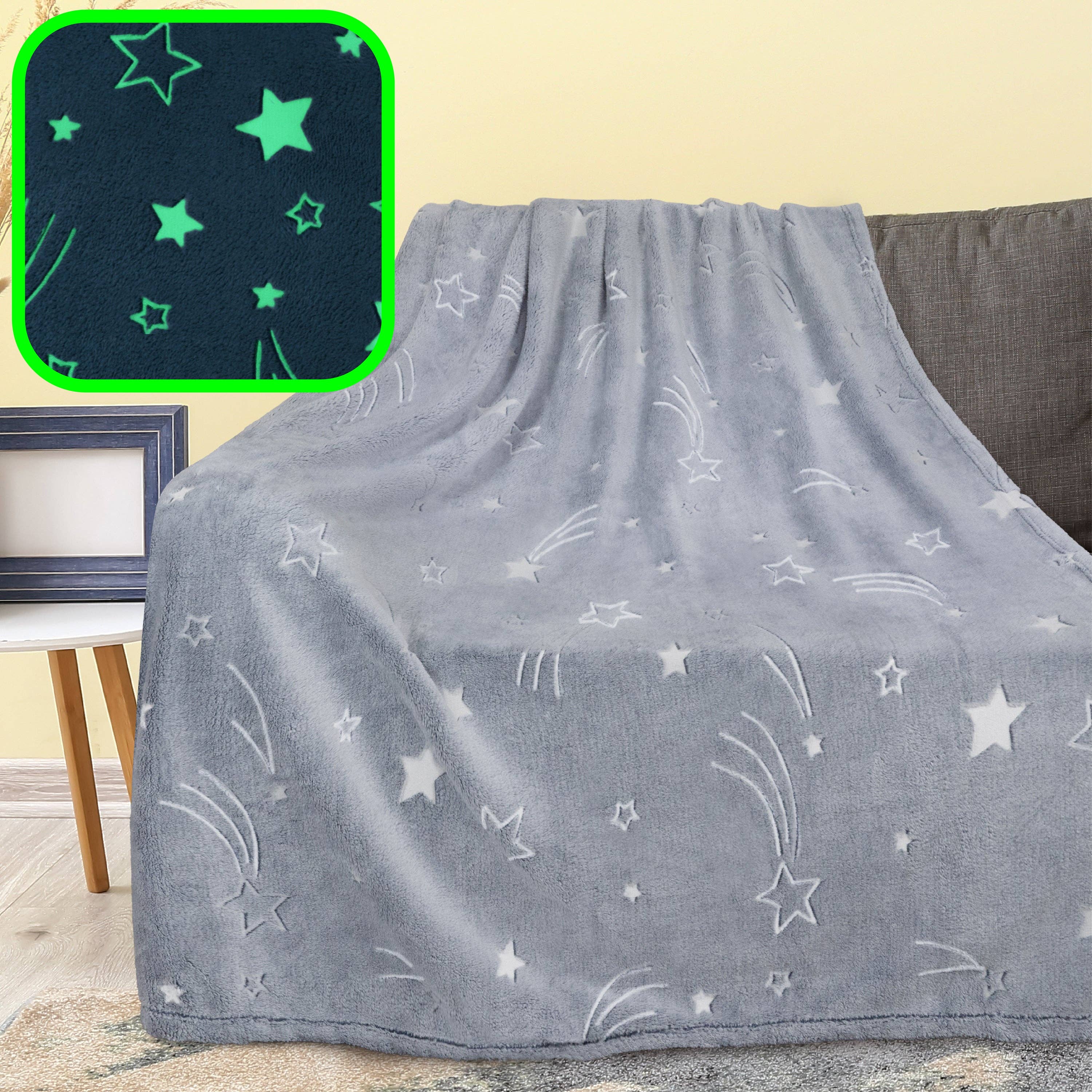 Pavilia – wholesale Throw blanket – Glow In The Dark Fleece Throw Blanket16