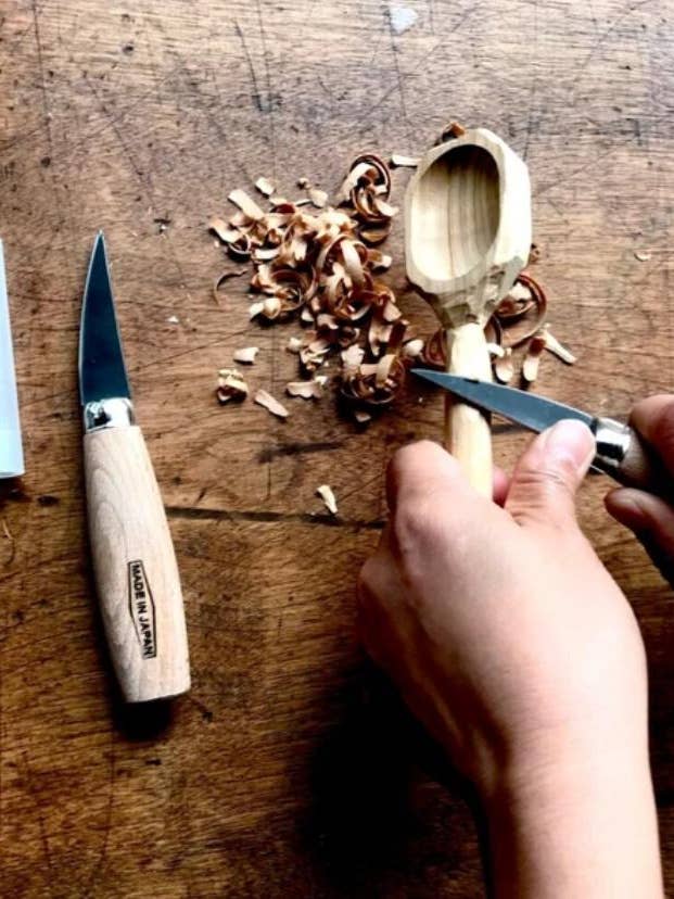 Japanisches Holzschnitzmesser für Löffel- und Schalenherstellung für den Großhandel von 「FUNJI」In Japan