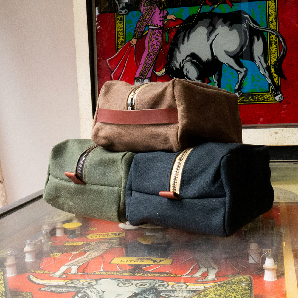 Fontenelle Supply Co - Vendita all'ingrosso Beauty case - Unisex - Borsa Dopp in tela cerata5