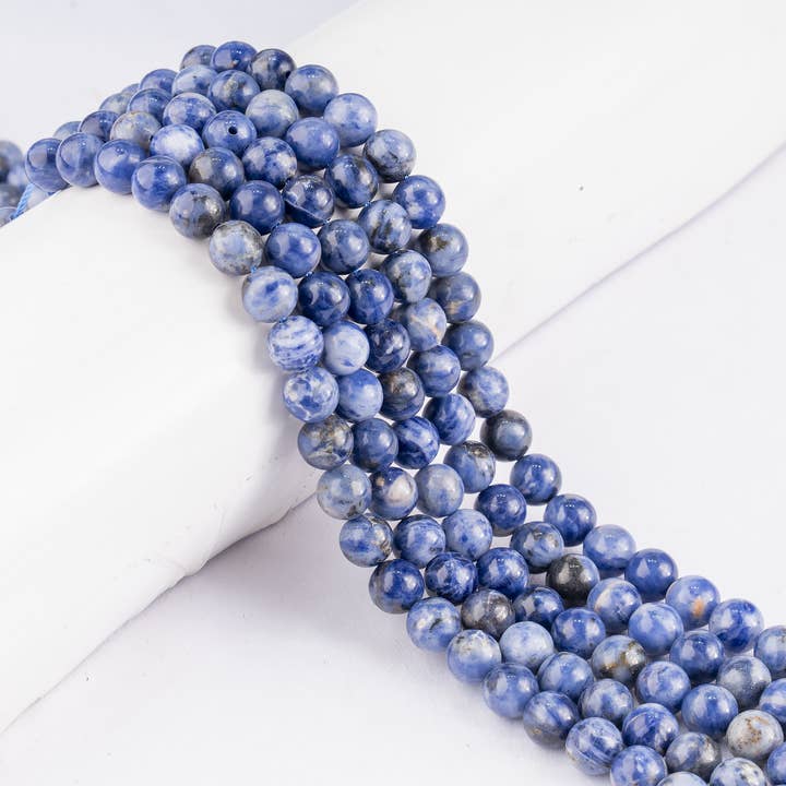 Cuentas de Joyería de Cristal | Sodalita | Cuentas de Piedras Preciosas Curativas para venta al por mayor de Soothing Crystals Beads