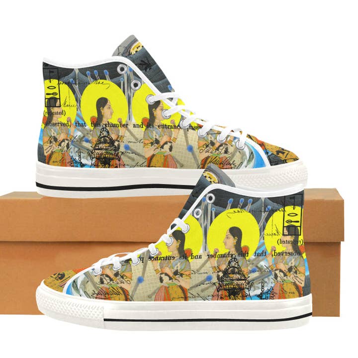 Sneakers aus Canvas mit All-Over-Print für Herren, 1, 2, 3 V für den Großhandel von Bønes and Balløøns