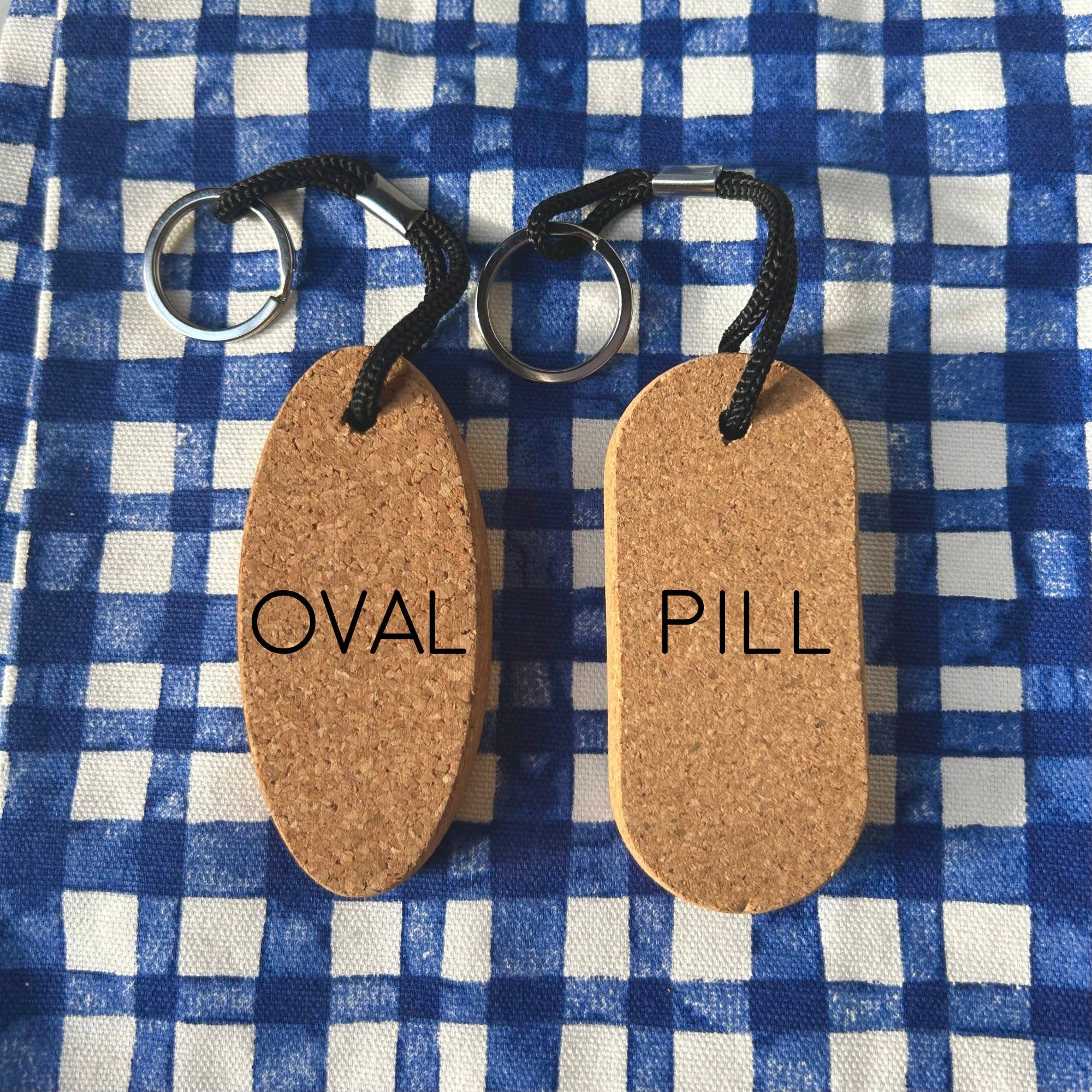 The Lillie Pad - Vente Porte-clés – unisexe - Porte-clés flottant en liège avec nom personnalisé pour la navigation5