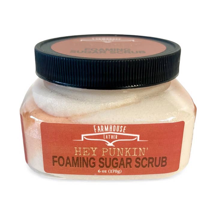 Salut Citrouille - Gommage Moussant au Sucre pour la vente par Farmhouse Lather