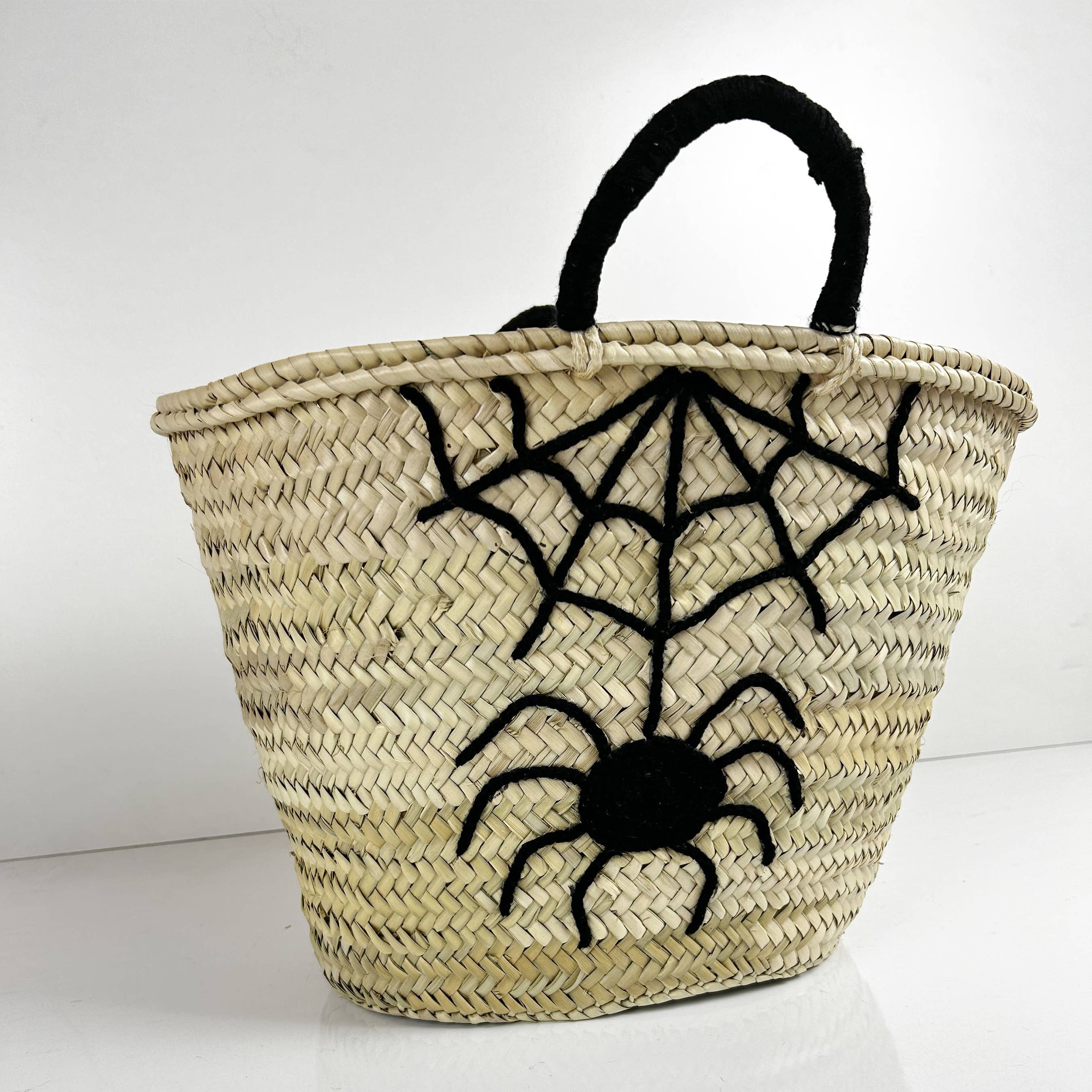 ProHandmadeDesign - Vente Sac de plage - Halloween : sac en paille personnalisé pour une astuce ou une friandise14