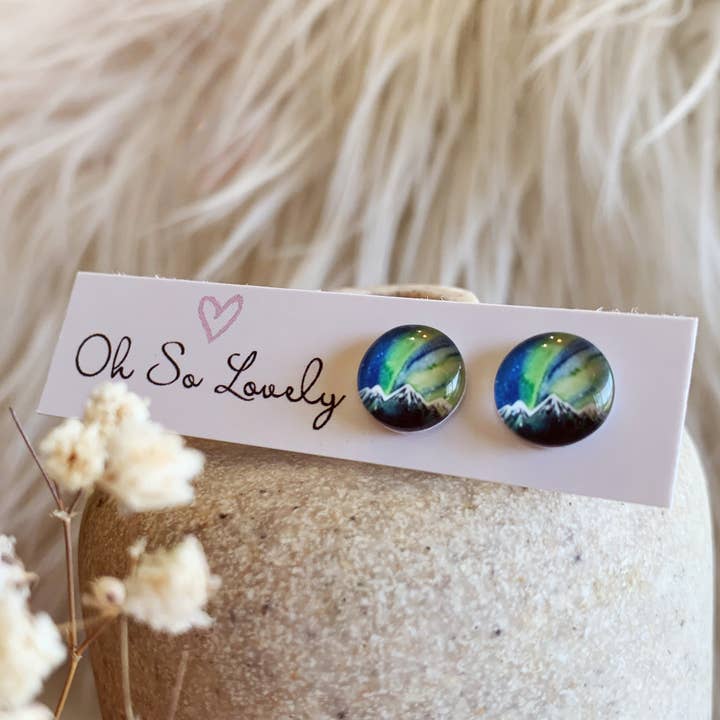 boucles d'oreilles Aurora Sky pour la vente par Oh So Lovely