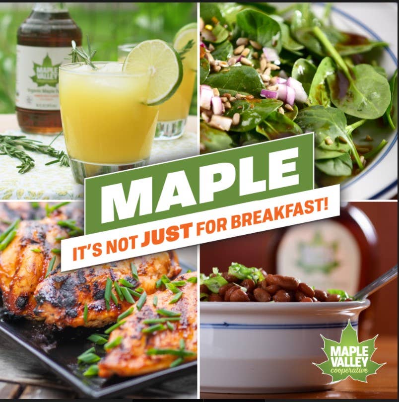 Maple Valley Cooperative - Wholesale Maple Syrup - Maple Syrup Organic Dark & Robust 128 oz. Jug (Gallon)6