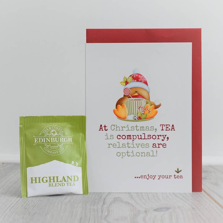 Tepose Lykønskningskort - TEA-X-002 for engroshandel hos Smith & Ross Designs