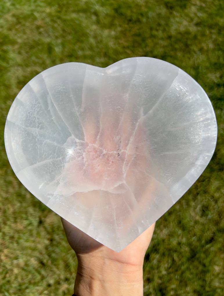 New Moon Beginnings - Wholesale Crystal Charging Plate - Selenite Bowls (10 Options!) Selenite Crystal Charging Bowls1