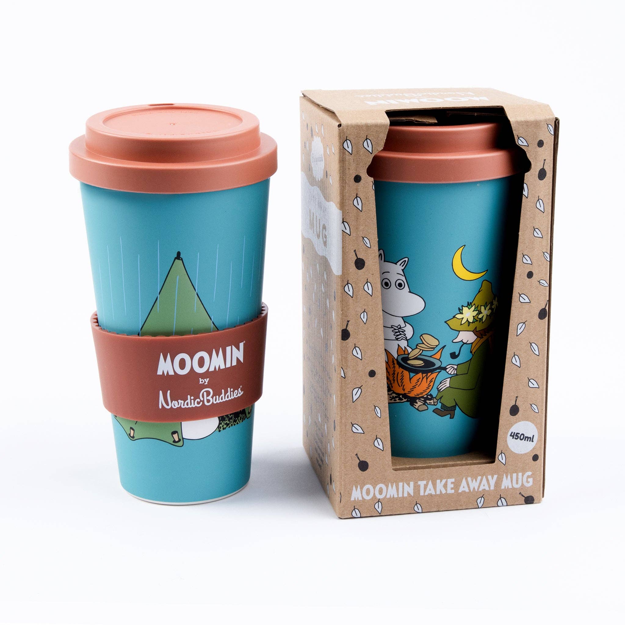 Nordicbuddies - Wholesale Koffiemok - Moomintrol en Snufkin Kamperen Meeneembeker3