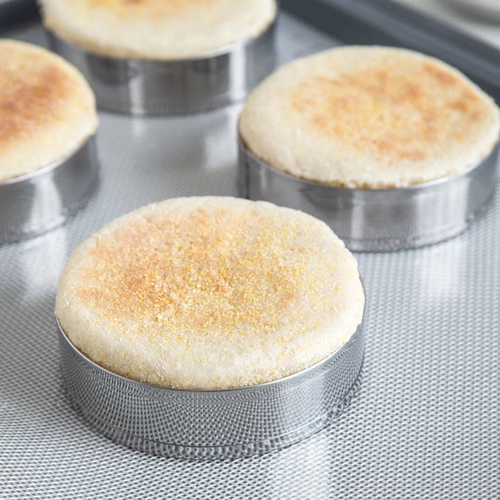 Fox Run Brands - Wholesale Bread Pan - Fox Run English Muffin Rings, Set of 4, 3.75"1