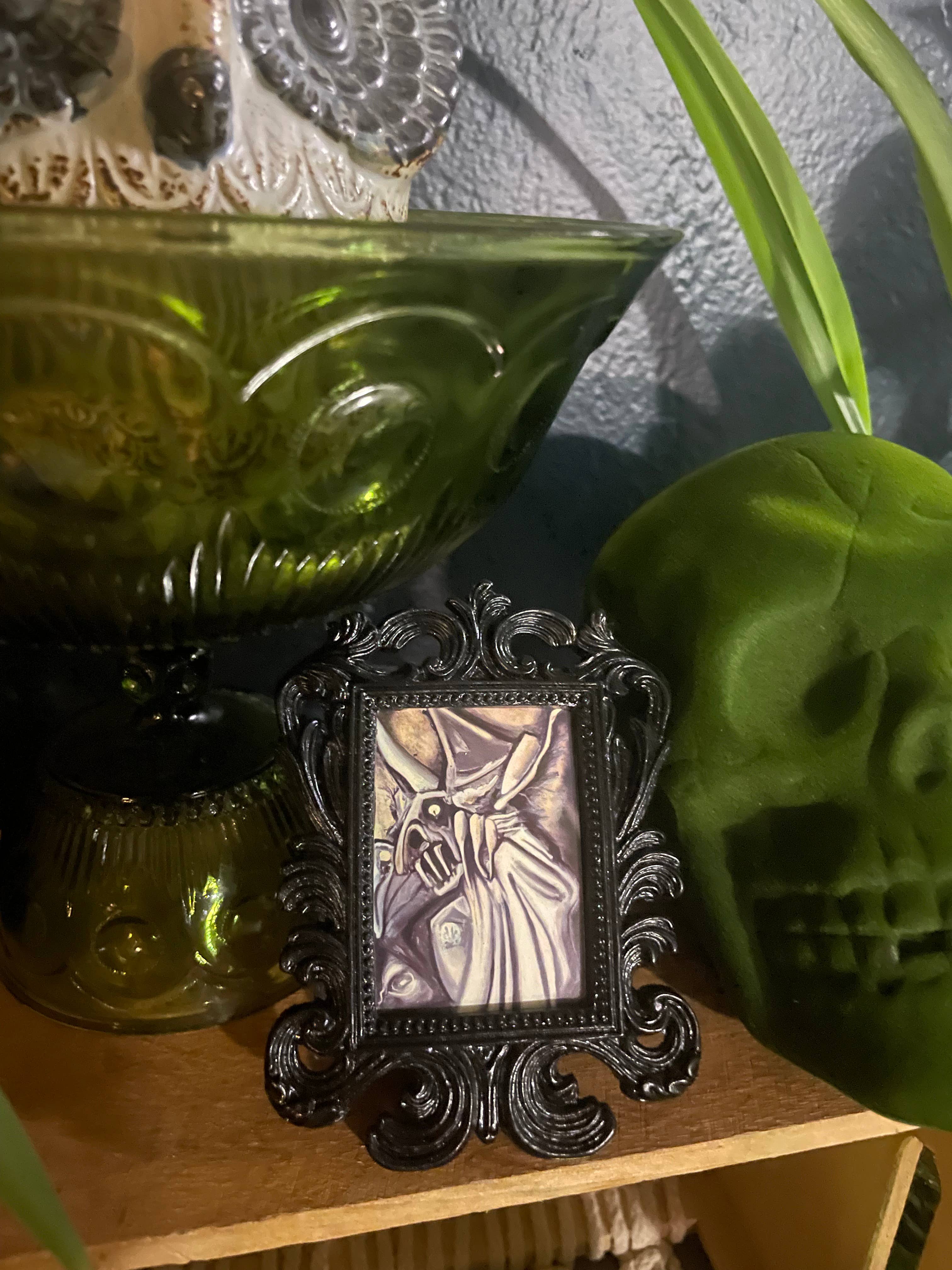 Signum Somnia - Vente Affiche d'art - Mini œuvres encadrées style gothique, art insolite, décor effrayant1