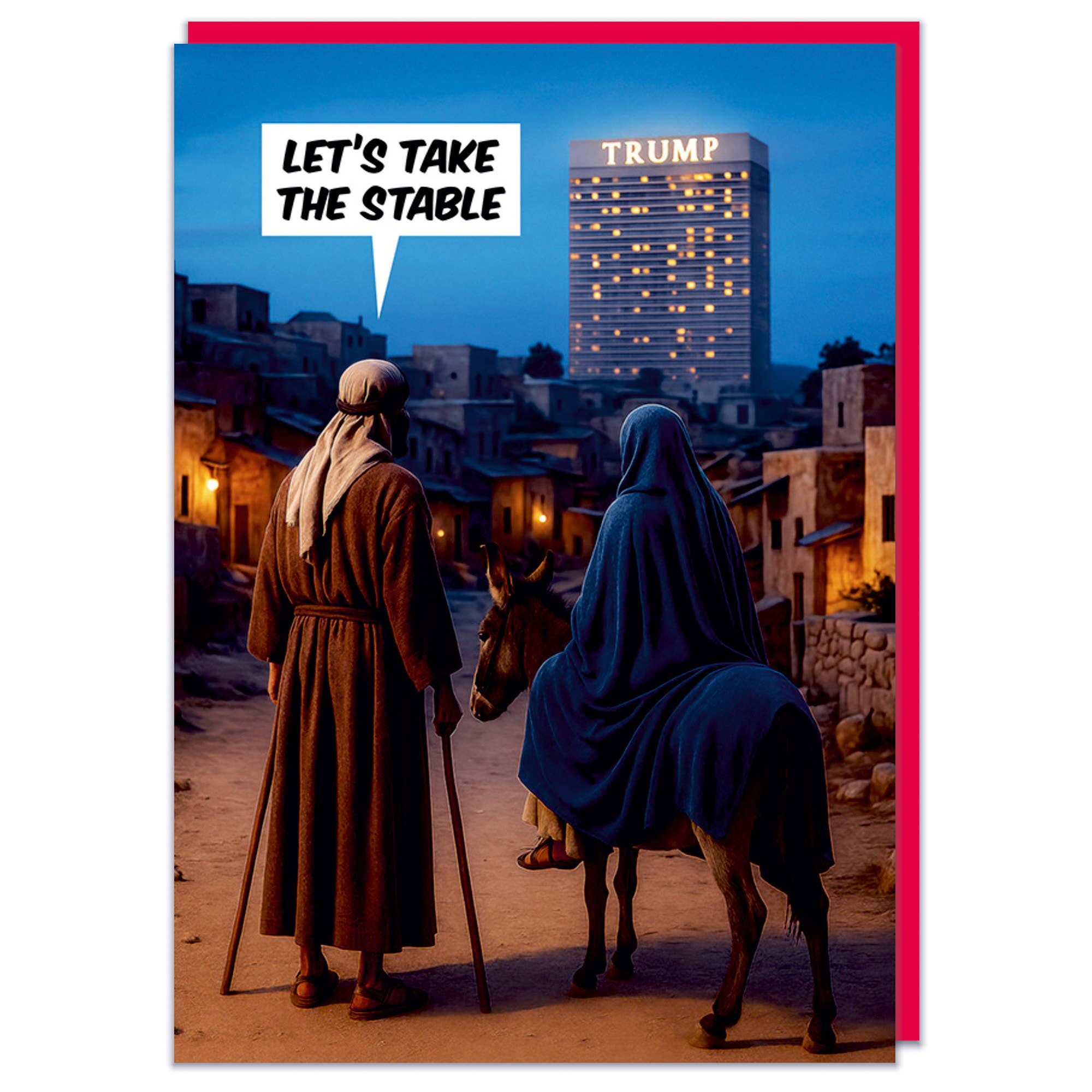 Dean Morris Cards - Wholesale Christmas Card - Let's take the stable Greeting Card1