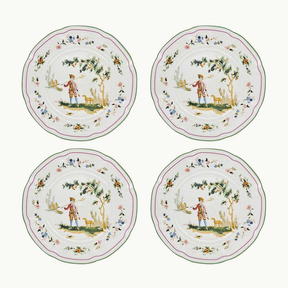 Duggan Society - Wholesale Dinner Plate - Toile dinner plate (set of 4)2