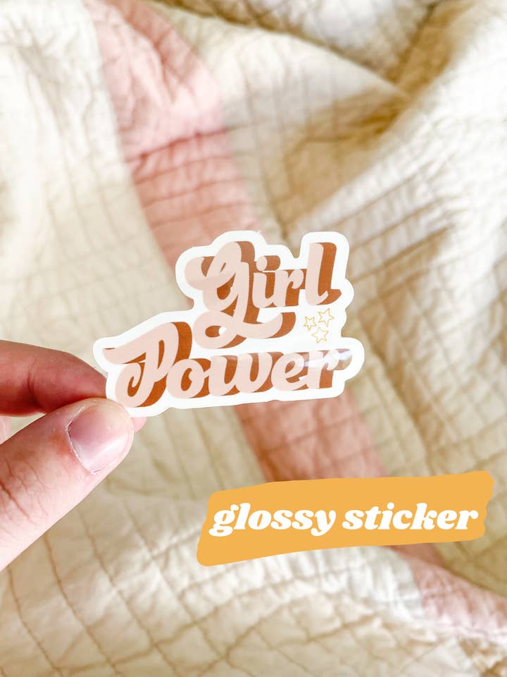 Adesivo Girl Power por atacado de Put a Pompom on It